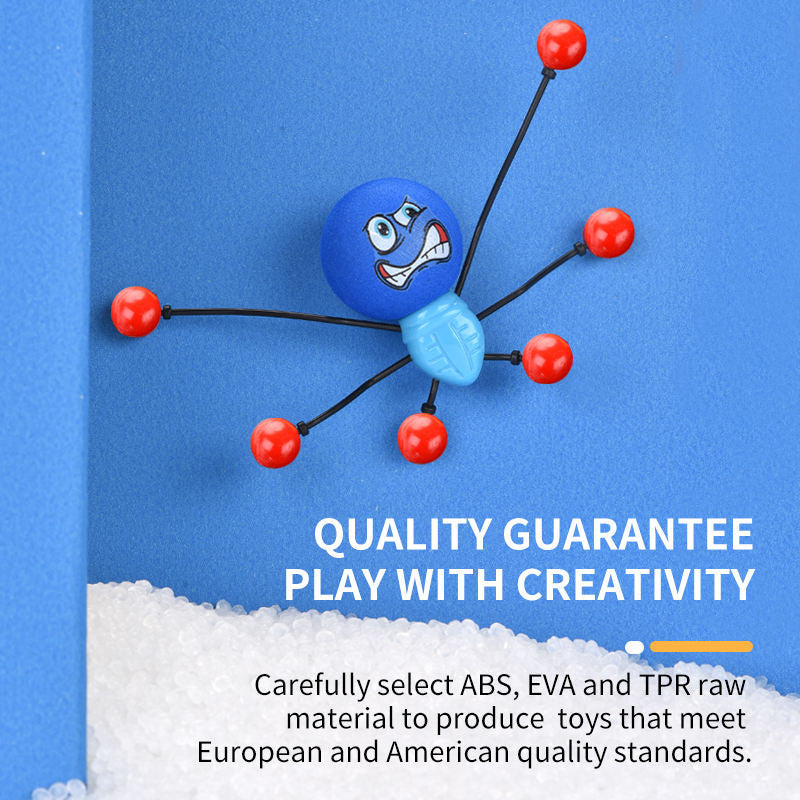 Sticky Wall Climbing Toy for Gravity-Powered Indoor Fun