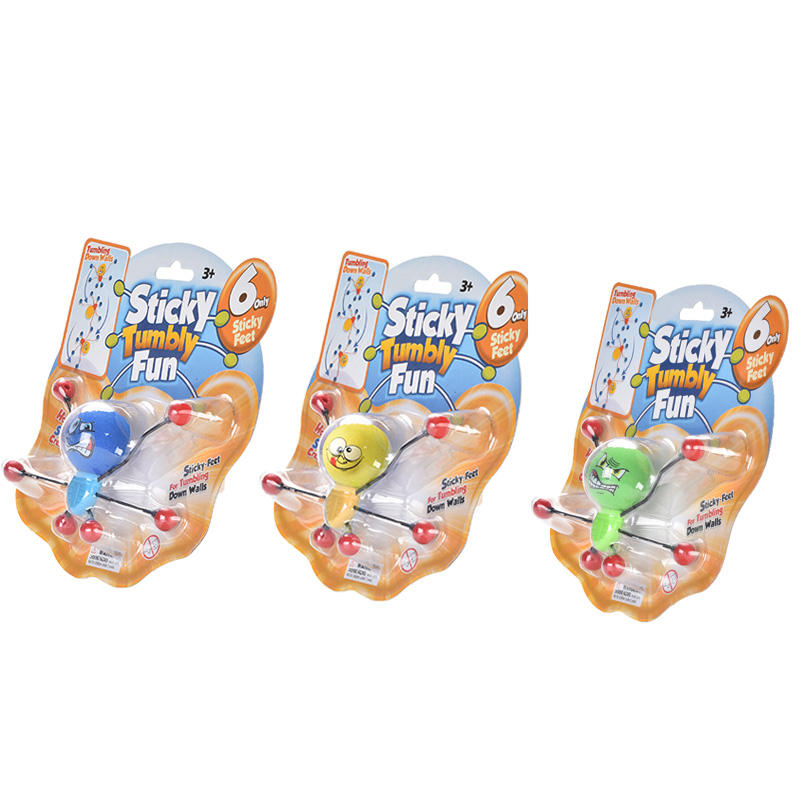 Sticky Wall Climbing Toy for Gravity-Powered Indoor Fun