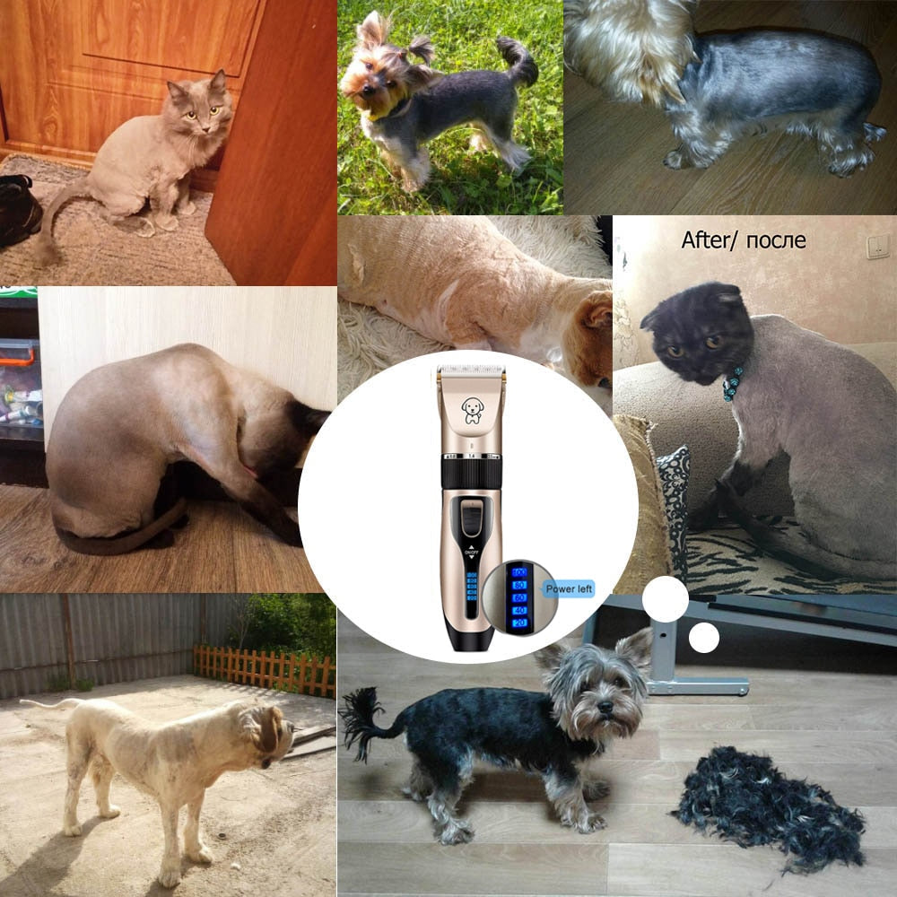 Dog Grooming Clipper With Quiet Rechargeable Control
