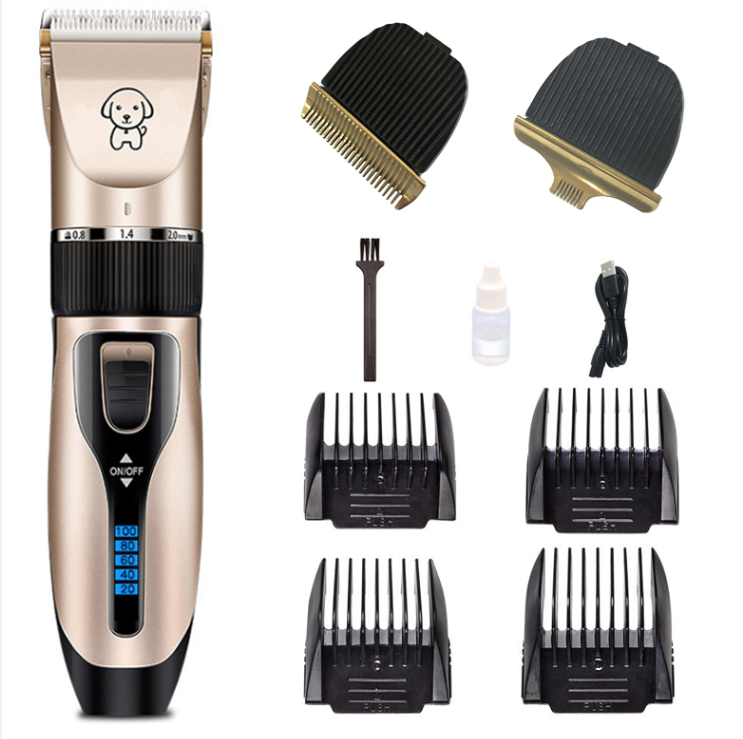 Dog Grooming Clipper With Quiet Rechargeable Control