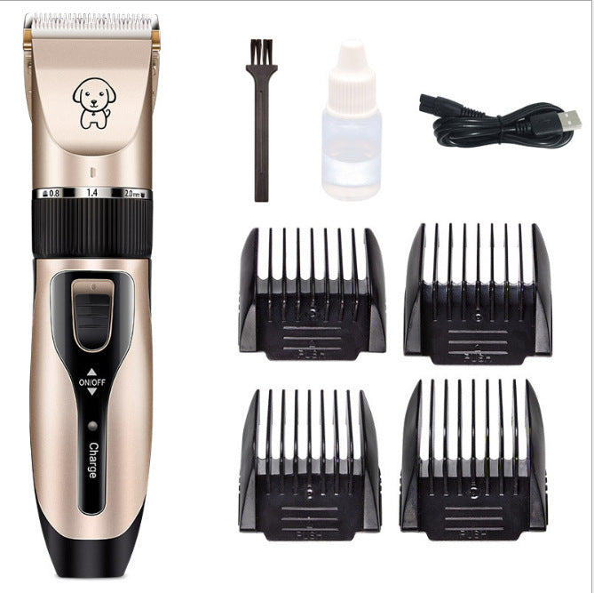 Dog Grooming Clipper With Quiet Rechargeable Control