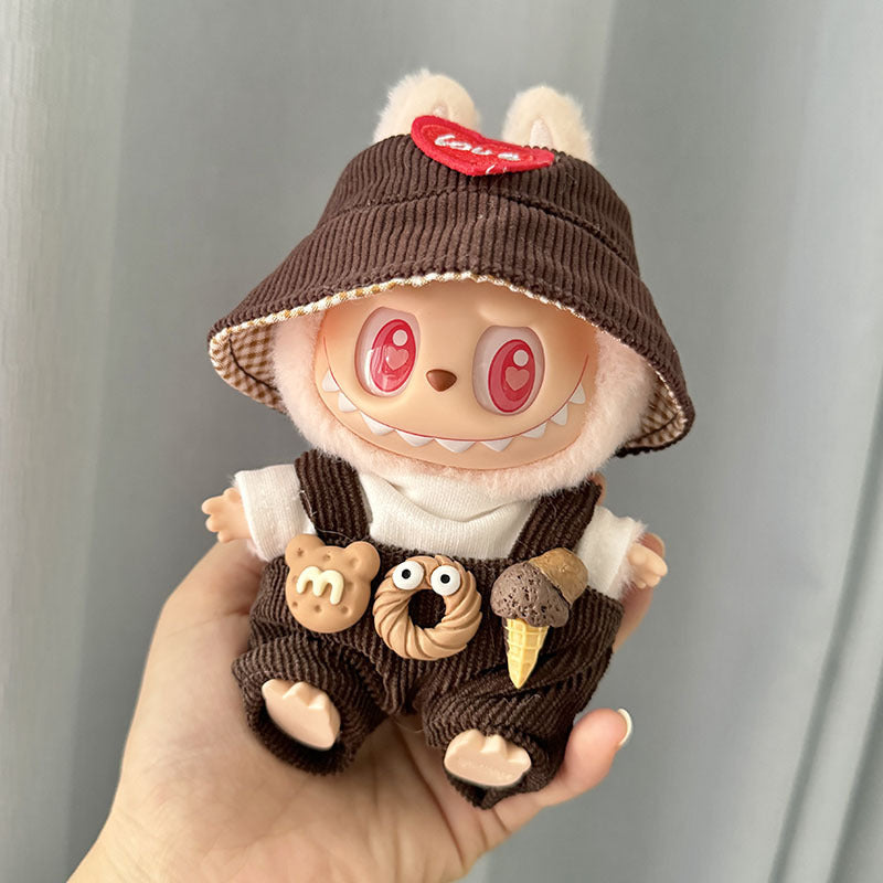 Labubu-Style Doll Outfit Set – 3-Piece Party Clothes