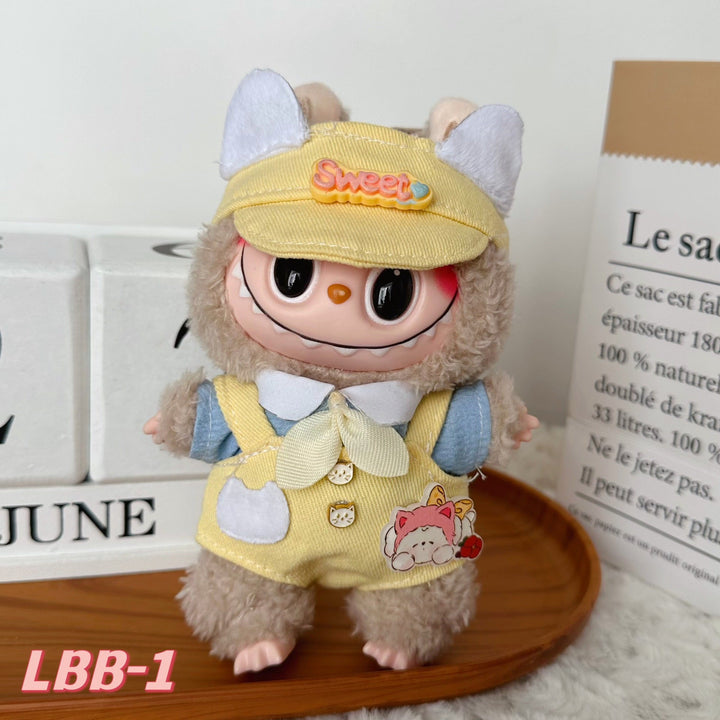 Labubu Doll Clothes for 15–17 cm Cute Outfit Sets