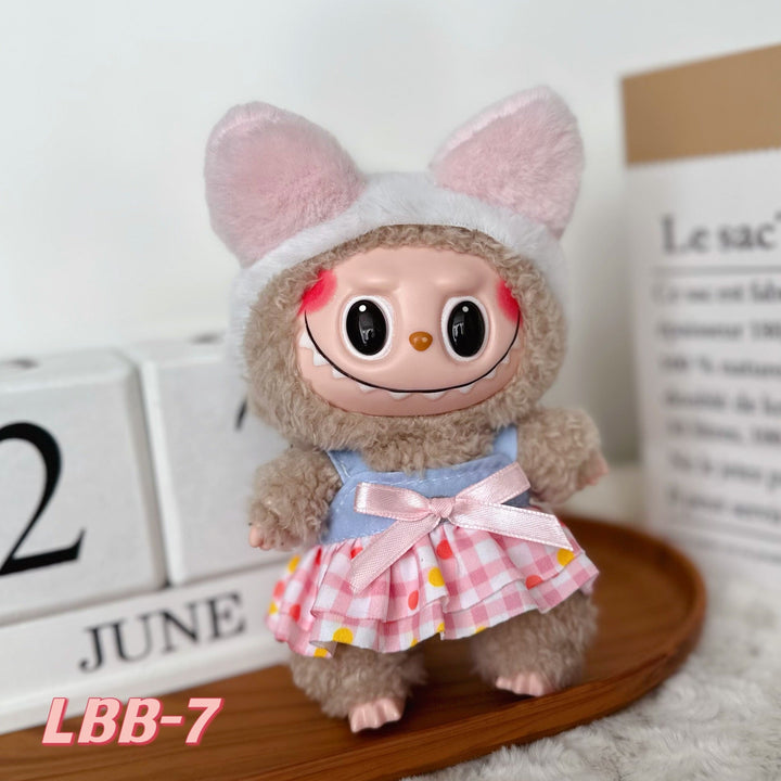 Labubu Doll Clothes for 15–17 cm Cute Outfit Sets