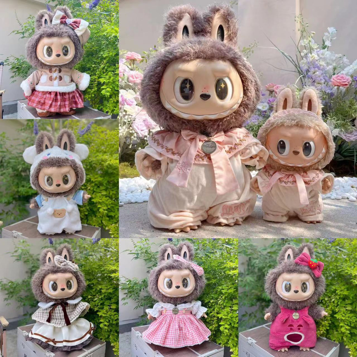58cm LABUBU Doll Clothes Set for Collector Styling