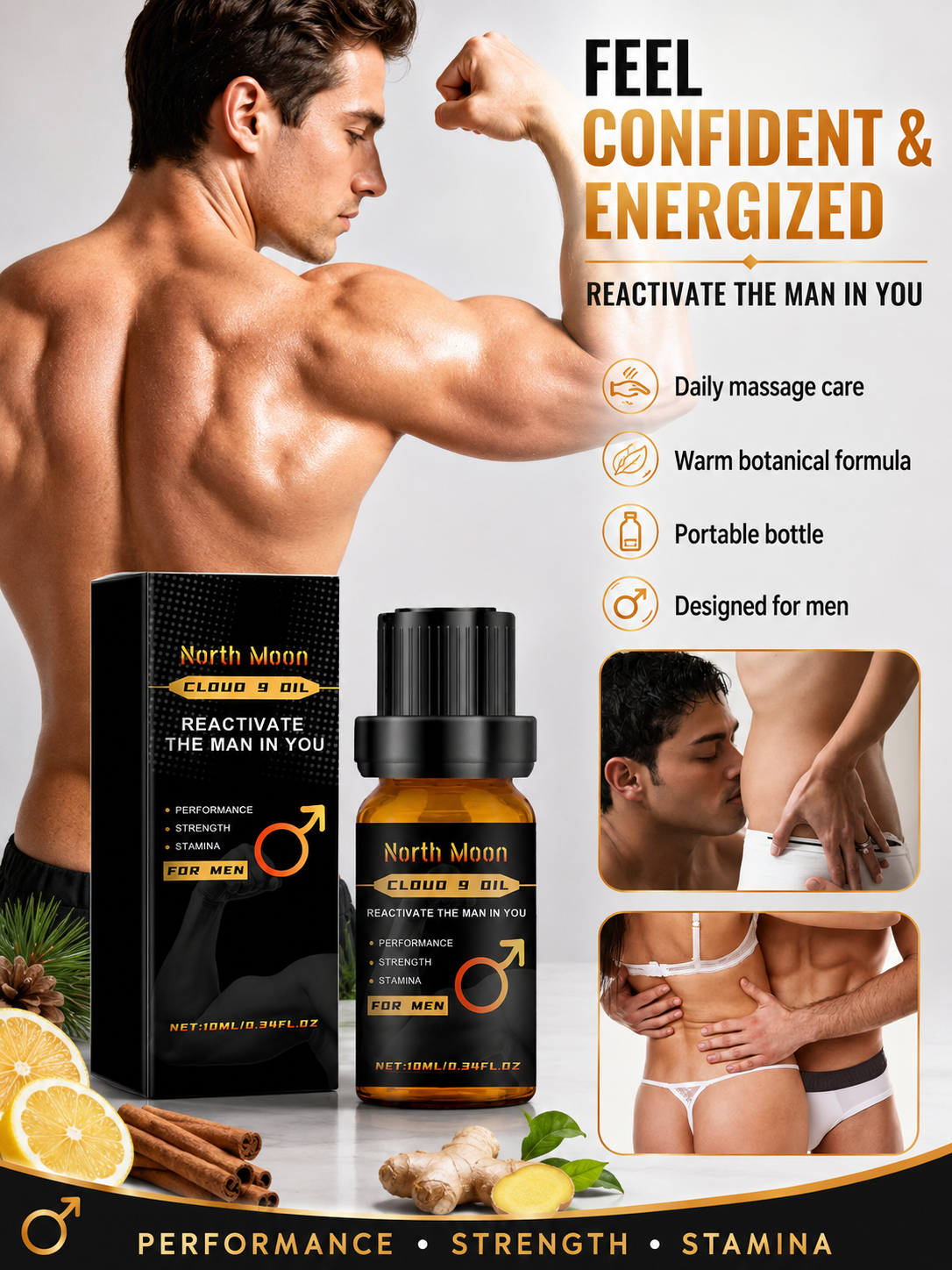 Cloud 9 Performance Oil for Men – Strength & Stamina
