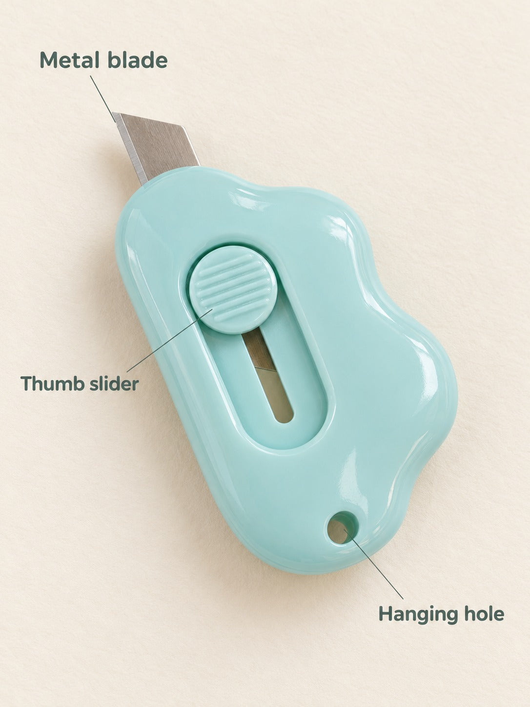 Cute Cloud Mini Utility Knife for Paper & Stickers