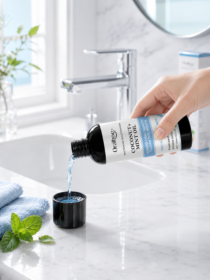 Coconut Mint Mouthwash — Professional Whitening & Fresh