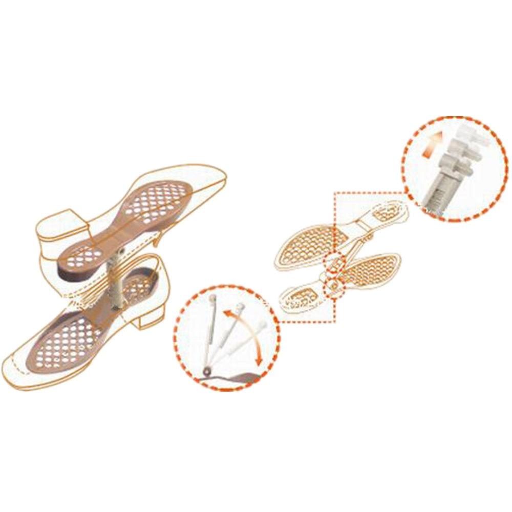 Plastic Shoe Rack Organizer That Keeps Heels Upright