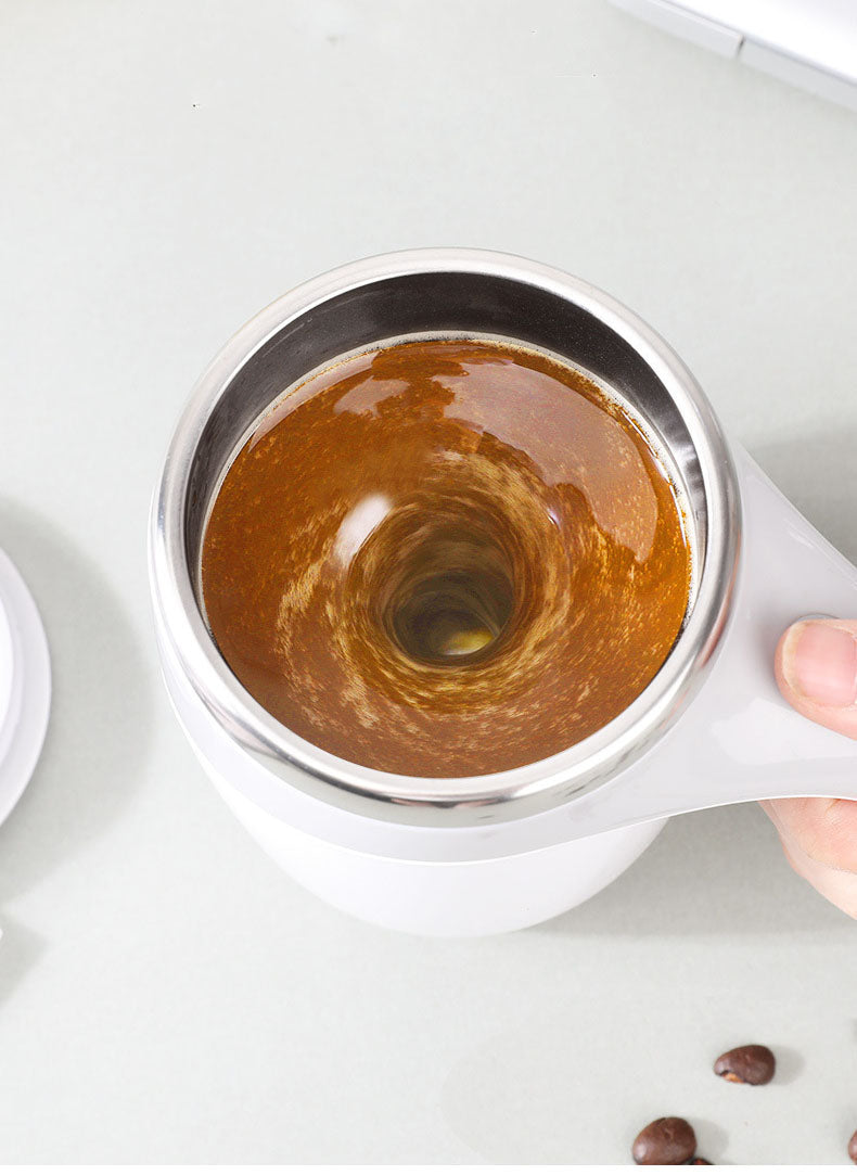 Self-Stirring Coffee Mug: Automatic Magnetic Stirring