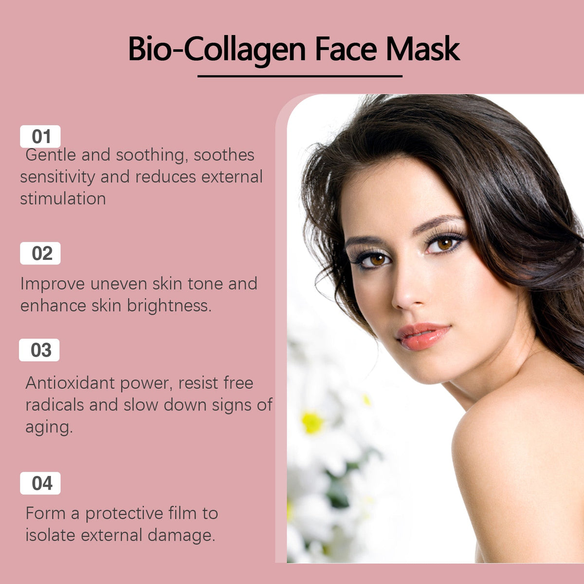 Hyaluronic Collagen Sheet Mask for Plump Hydrated Skin