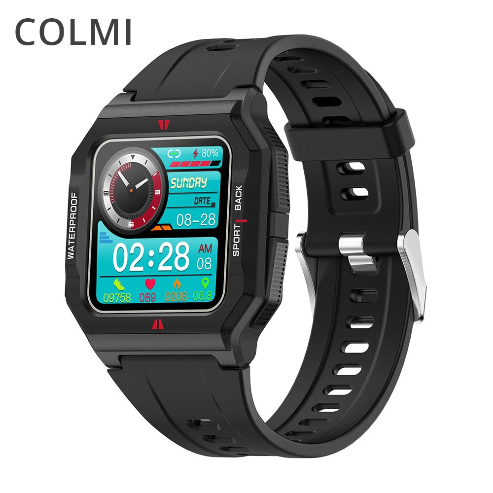 Waterproof Smartwatch with 24H Heart Rate & 14-Day Battery