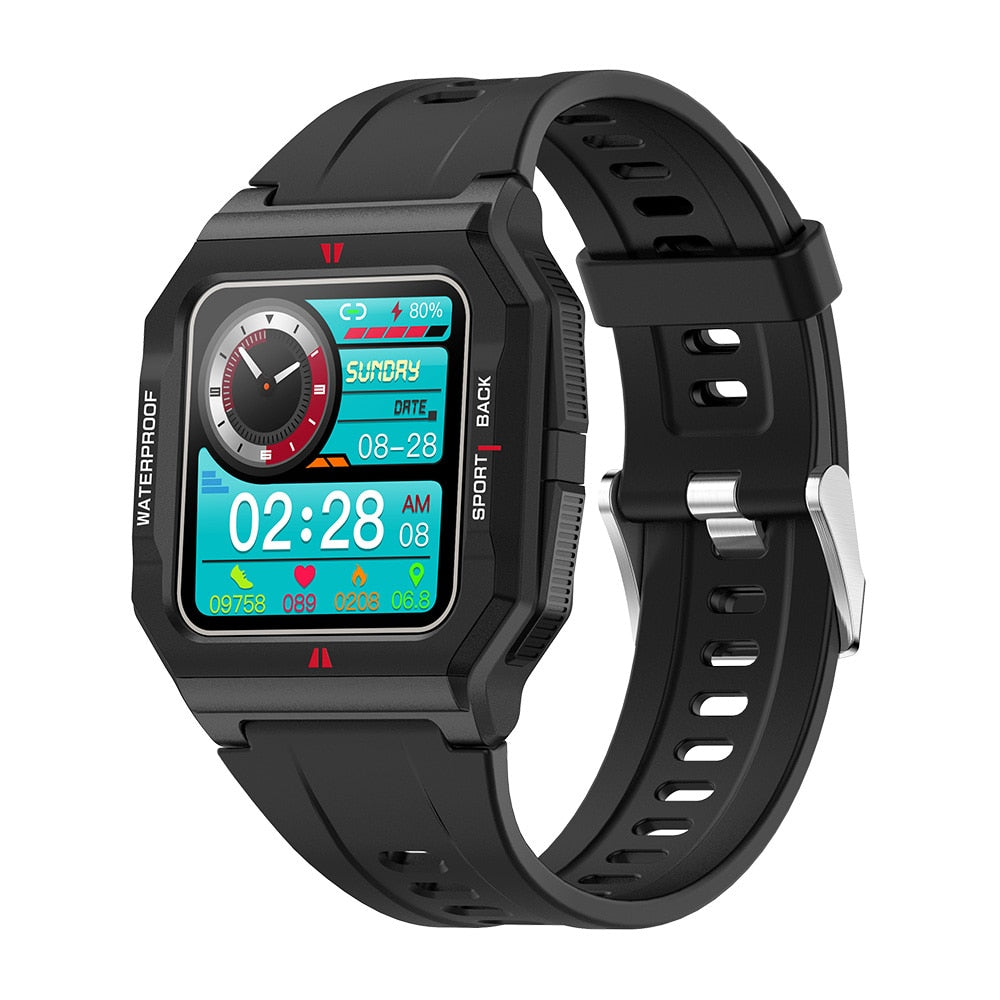 Waterproof Smartwatch with 24H Heart Rate & 14-Day Battery