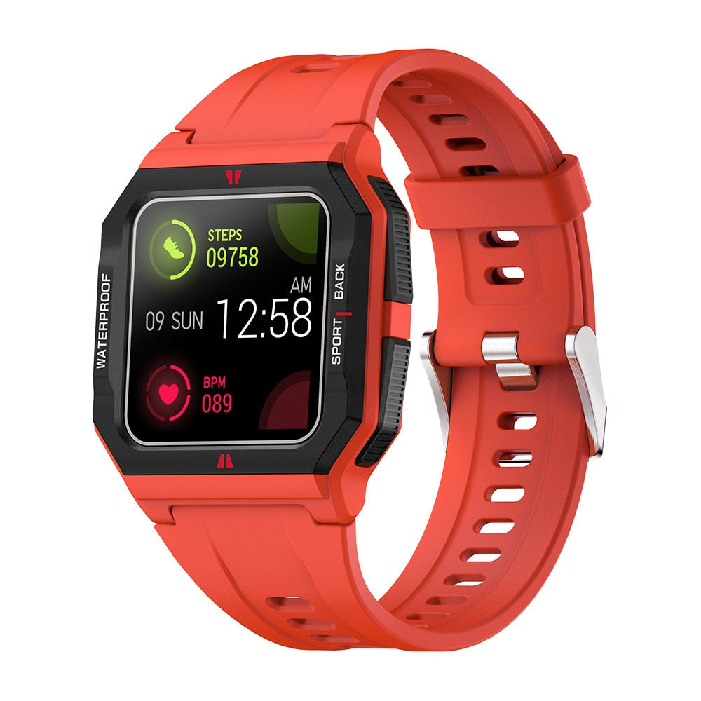 Waterproof Smartwatch with 24H Heart Rate & 14-Day Battery