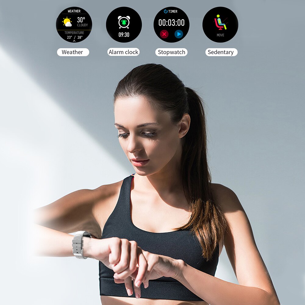 Women's Smartwatch with Heart Rate and Fitness Tracking