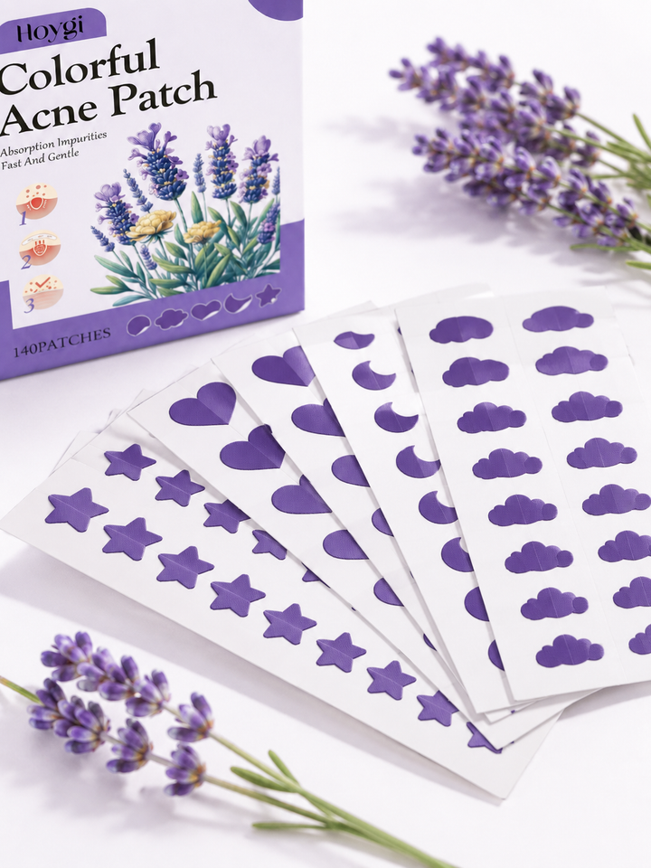 Colorful Acne Patches — Gentle Botanical Hydrocolloid