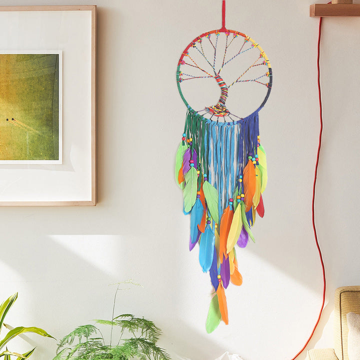 Bohemian Tree of Life Wall Hanging for Colorful Decor