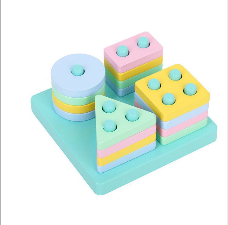 Geometric Shape Matching Toy for Montessori Learning