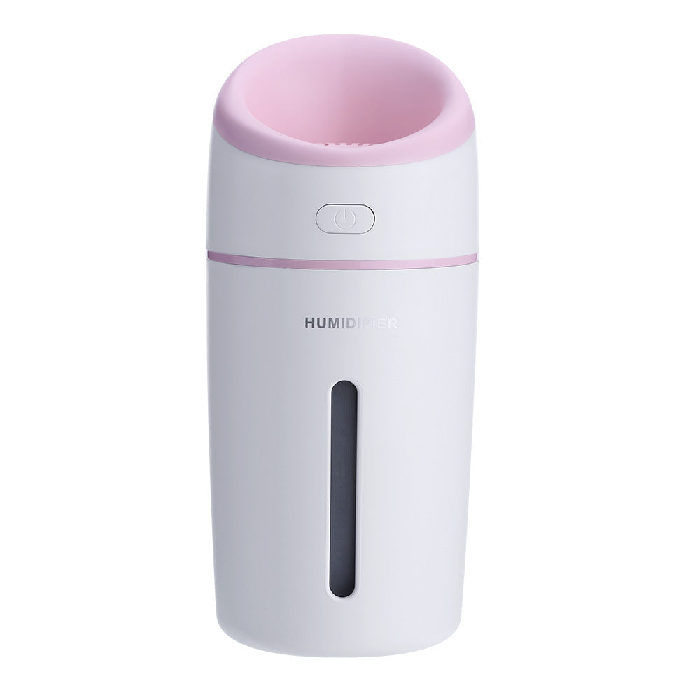Colorful Mini Humidifier with Night Light for Desk & Car