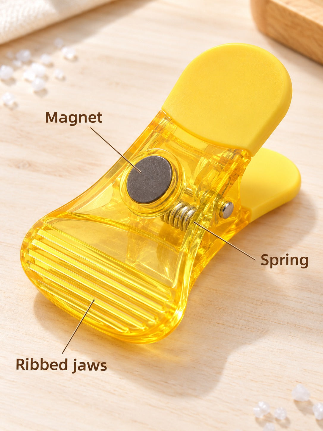 Colorful Magnetic Fridge Clips for Photos and Notes