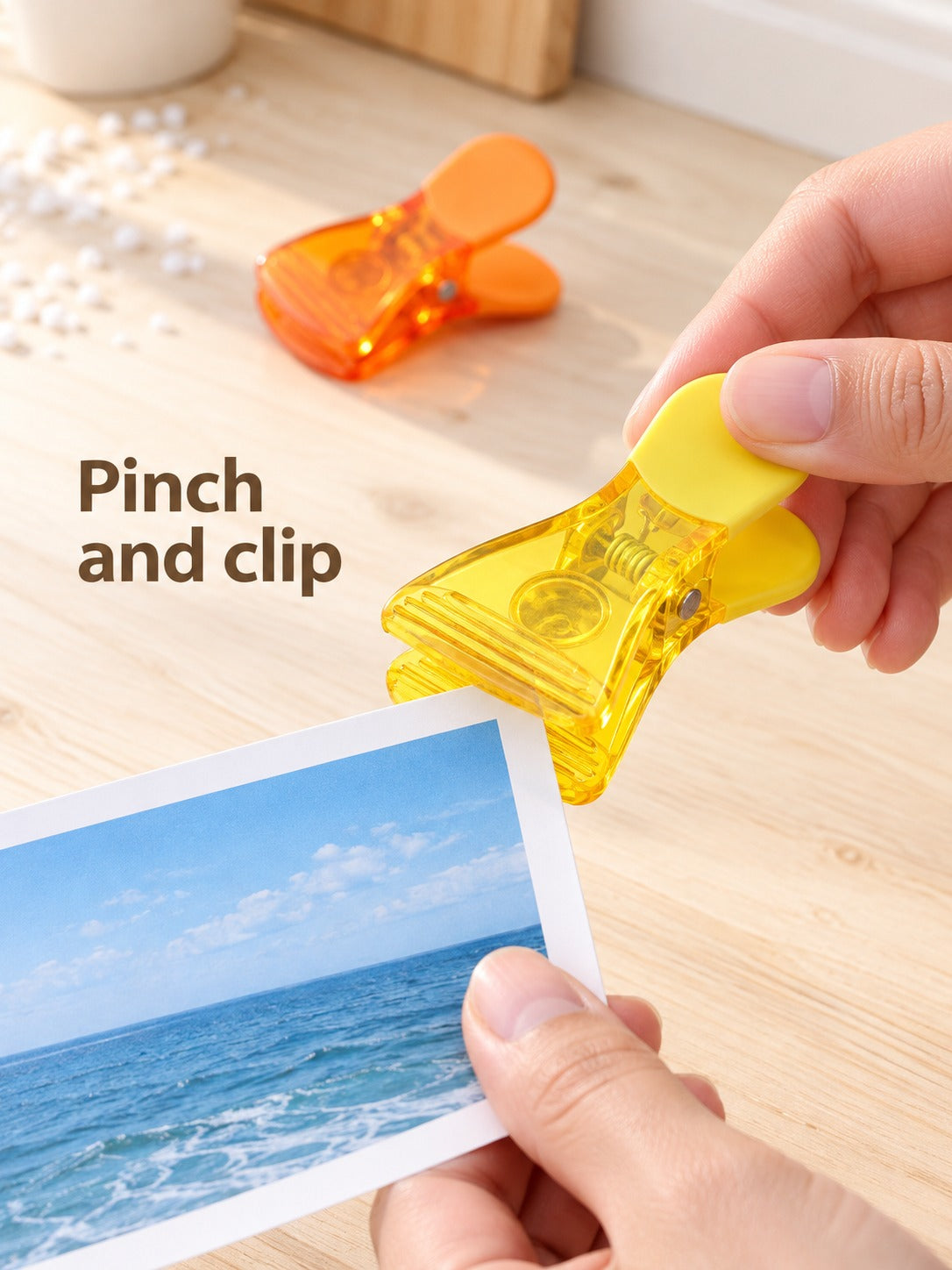 Colorful Magnetic Fridge Clips for Photos and Notes