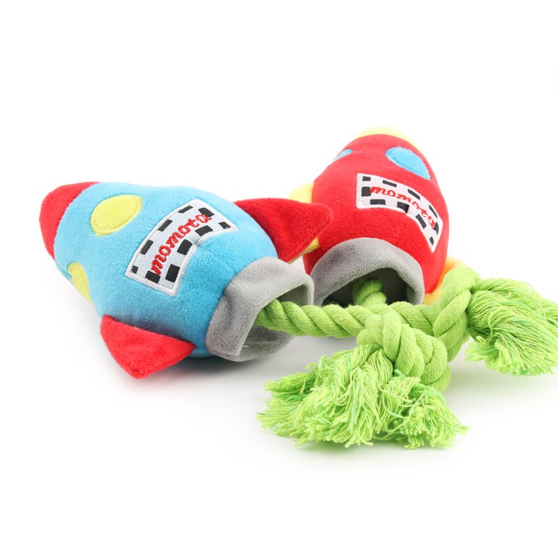 Rocket Dog Toy for Tugging, Chewing & Interactive Play