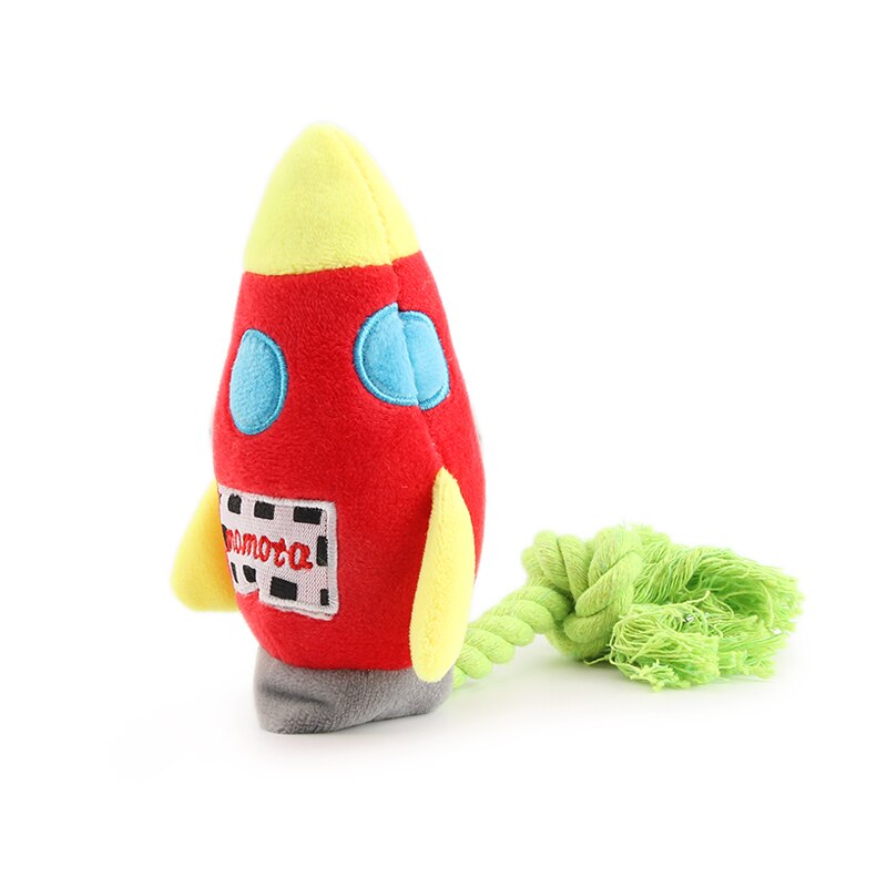 Rocket Dog Toy for Tugging, Chewing & Interactive Play