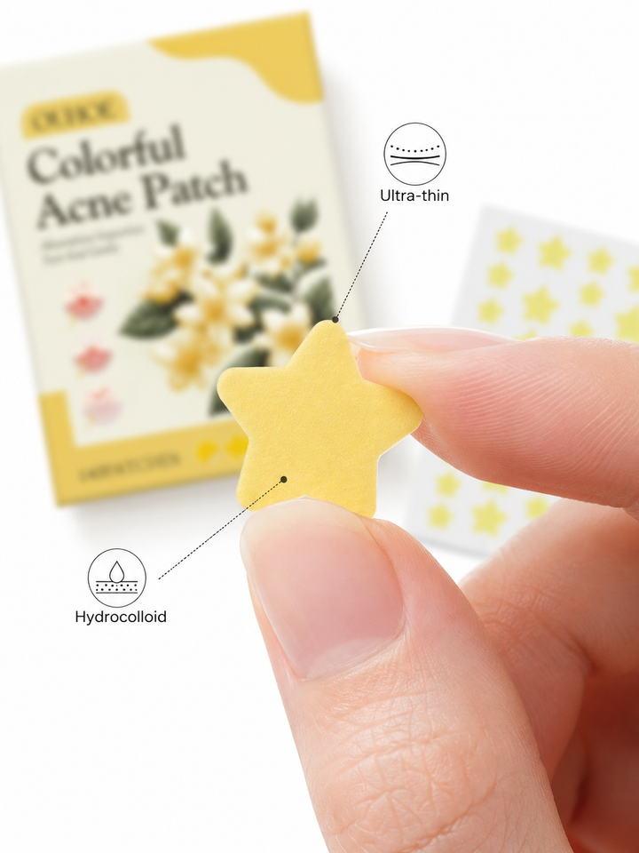 Colorful Acne Patches — Gentle Overnight Spot Treatment