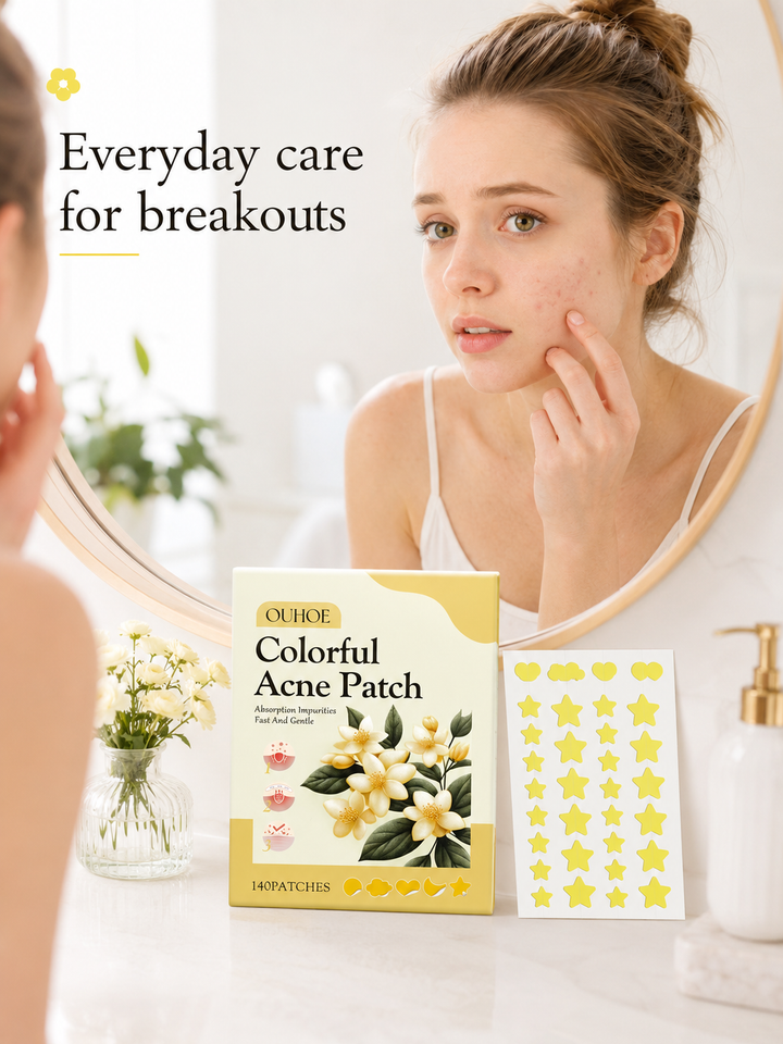 Colorful Acne Patches — Gentle Overnight Spot Treatment