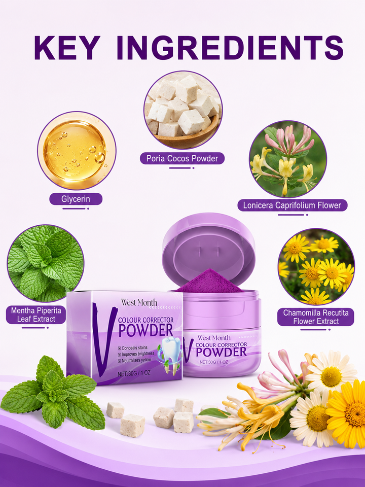 Purple Tooth Powder — Instantly Brighten & Neutralise