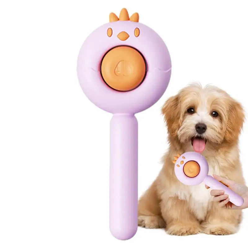 Self-Cleaning Dog Comb for Loose Hair & Gentle Massage