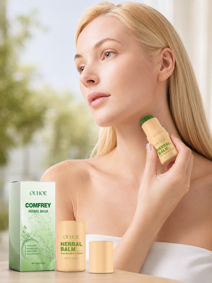 Comfrey Herbal Balm Stick — Mosquito Bite Itch Relief