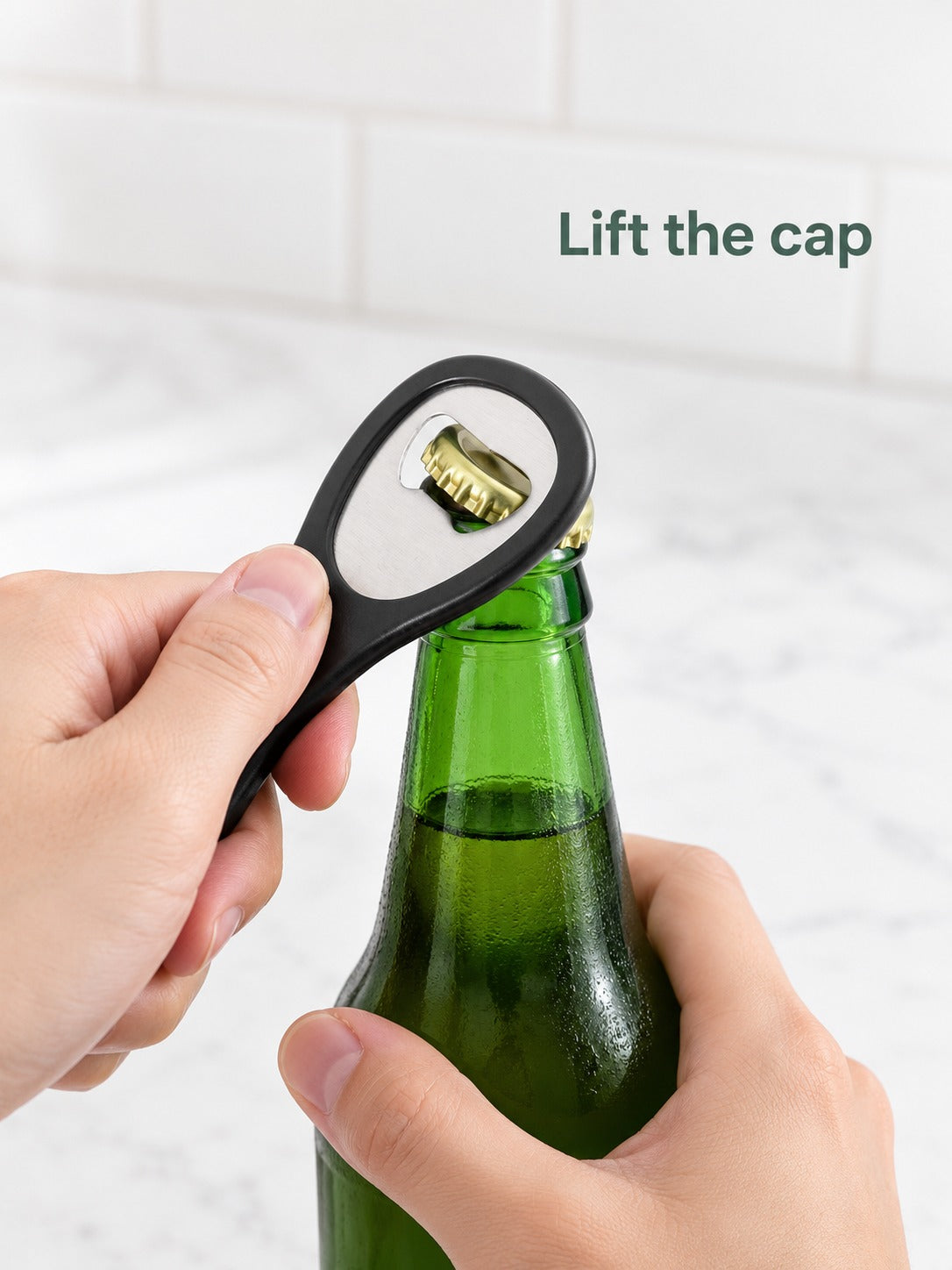 Compact Stainless Steel Bottle Opener for Beer Lovers