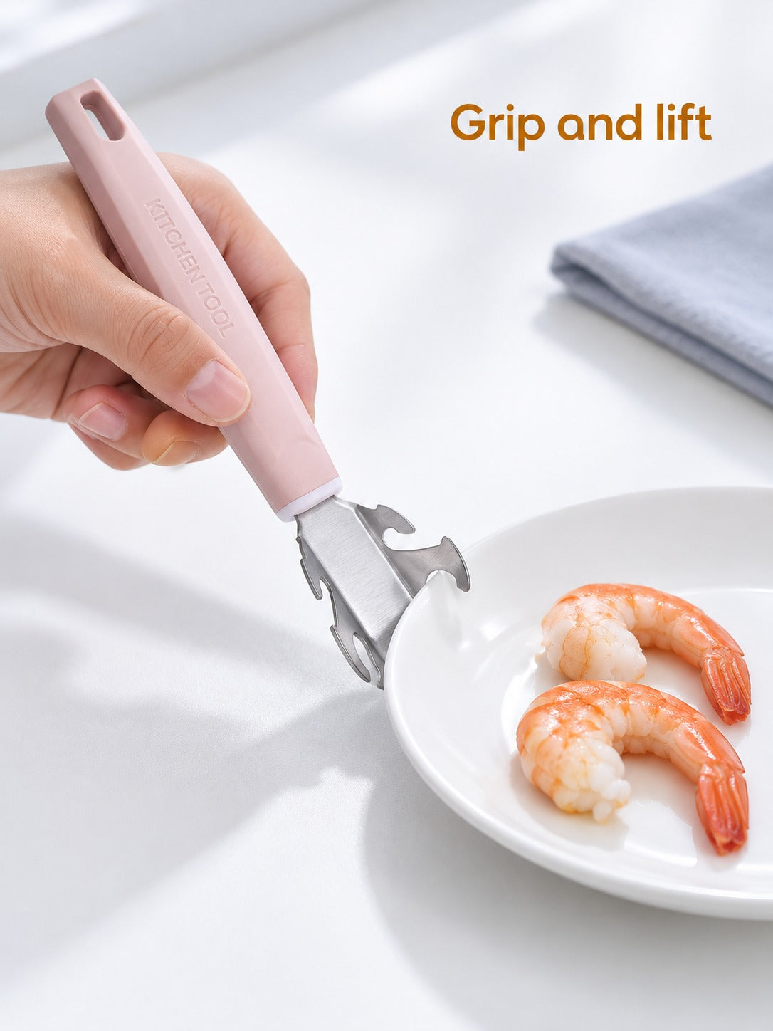 Compact Stainless Steel Can Opener in Nordic Colors
