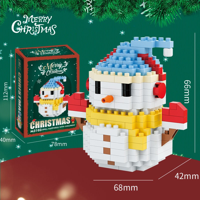 Christmas Building Blocks Set for Festive Family Fun