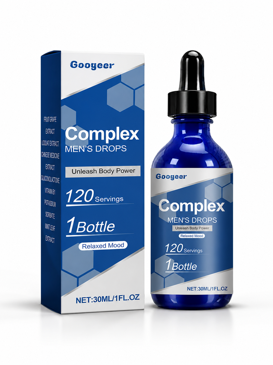 Men’s Vitality Drops — 120-Day Herbal Energy & Calm
