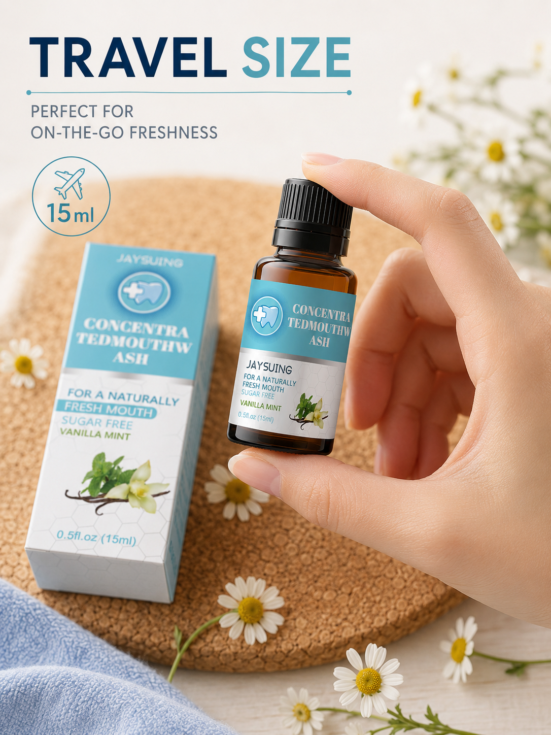 Concentrated Mouthwash – Whiter Teeth & Fresh Breath