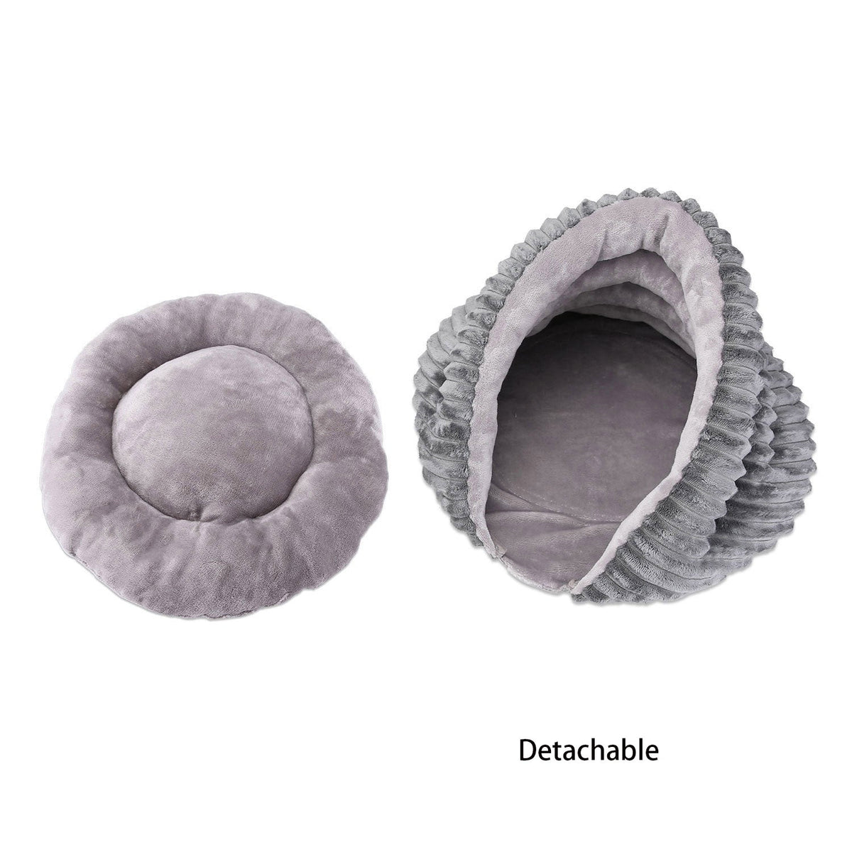 Enclosed Cat Bed for Small Dogs | Plush Cozy Retreat