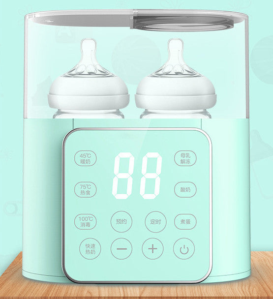 Double Bottle Warmer & Sterilizer with Temp Presets