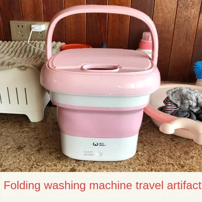 Foldable Mini Washing Machine for Travel Underwear