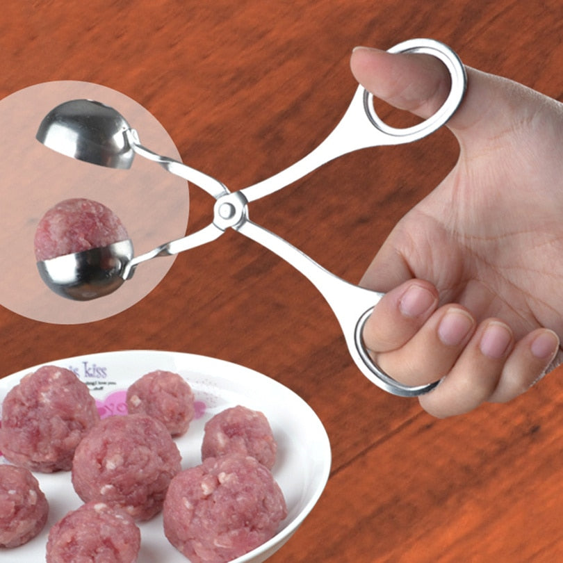 Stainless Steel Meatball Maker Clip for Even Meatballs