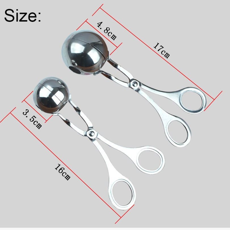 Stainless Steel Meatball Maker Clip for Even Meatballs