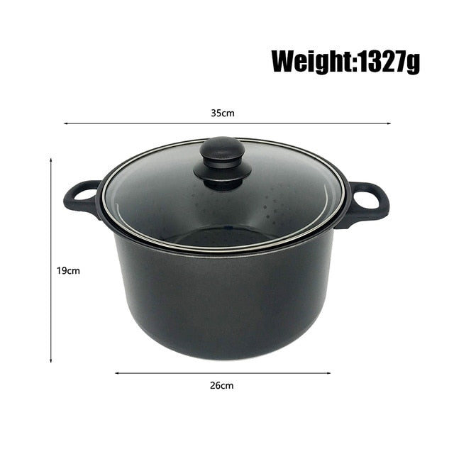 Stockpot with Built-In Strainer for Pasta and Veggies