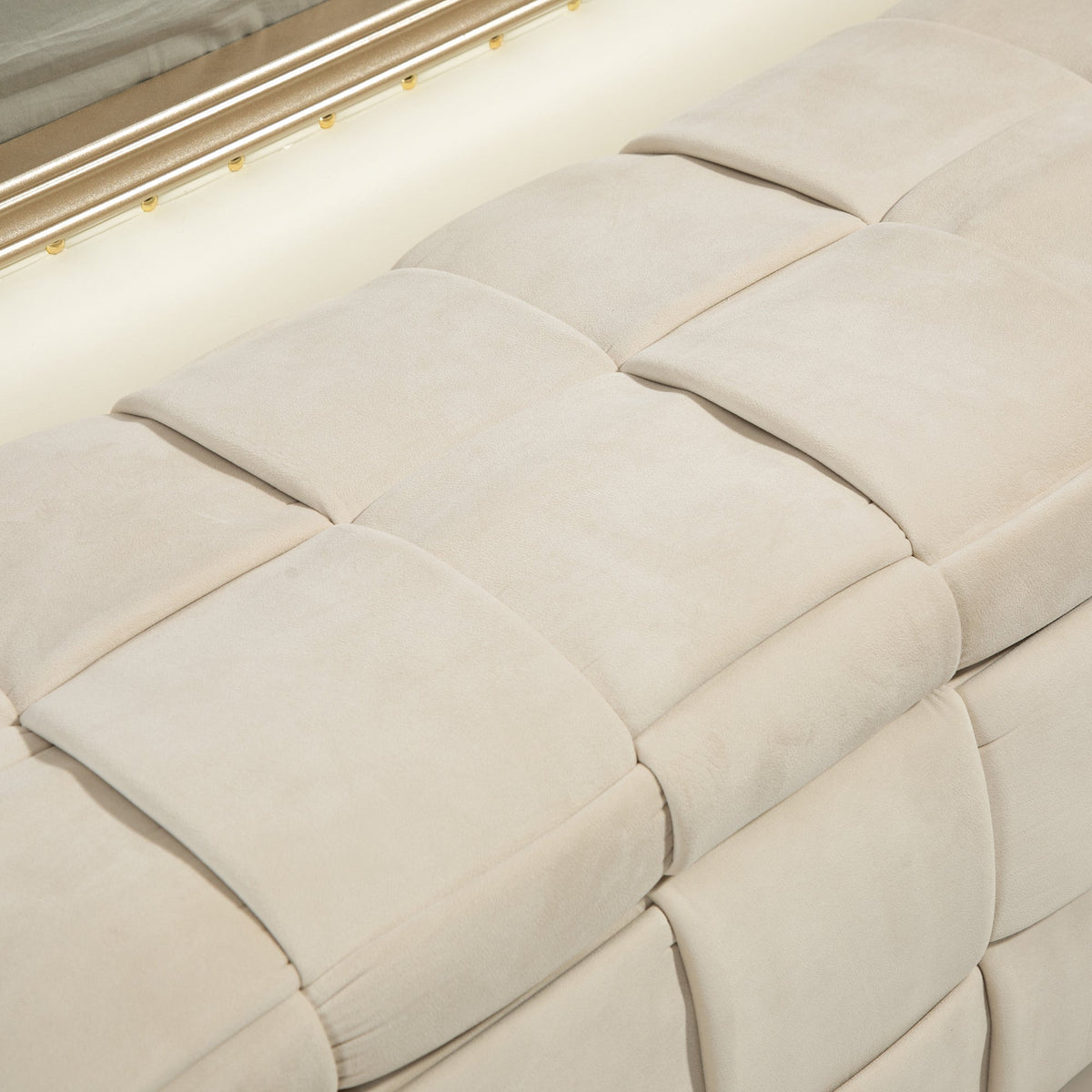 Storage Ottoman Bench: Hidden Bedding Storage and Seating