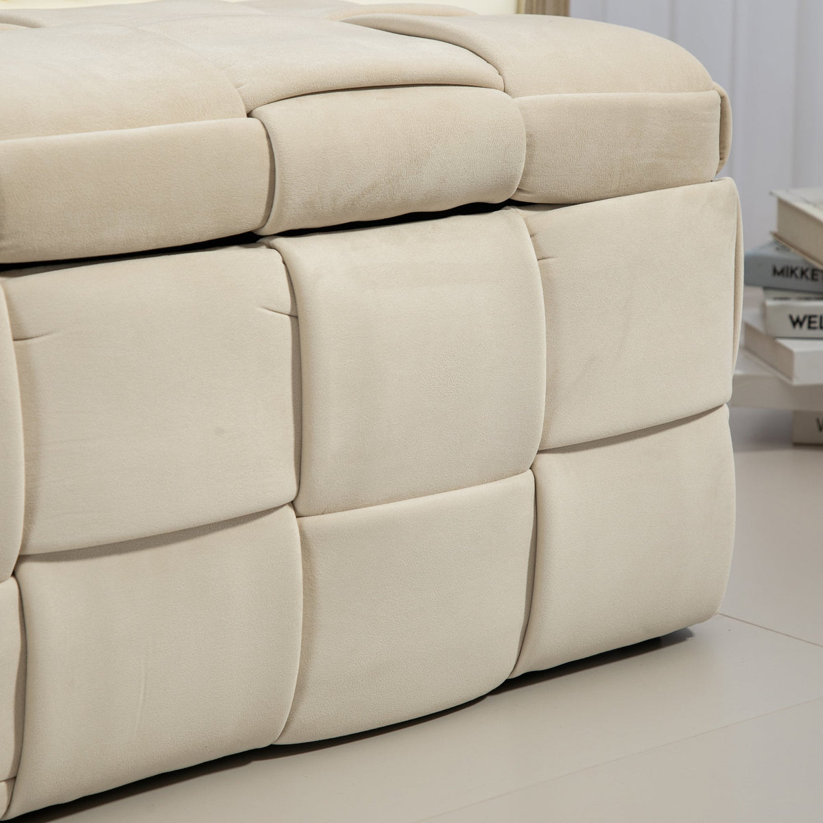 Storage Ottoman Bench: Hidden Bedding Storage and Seating