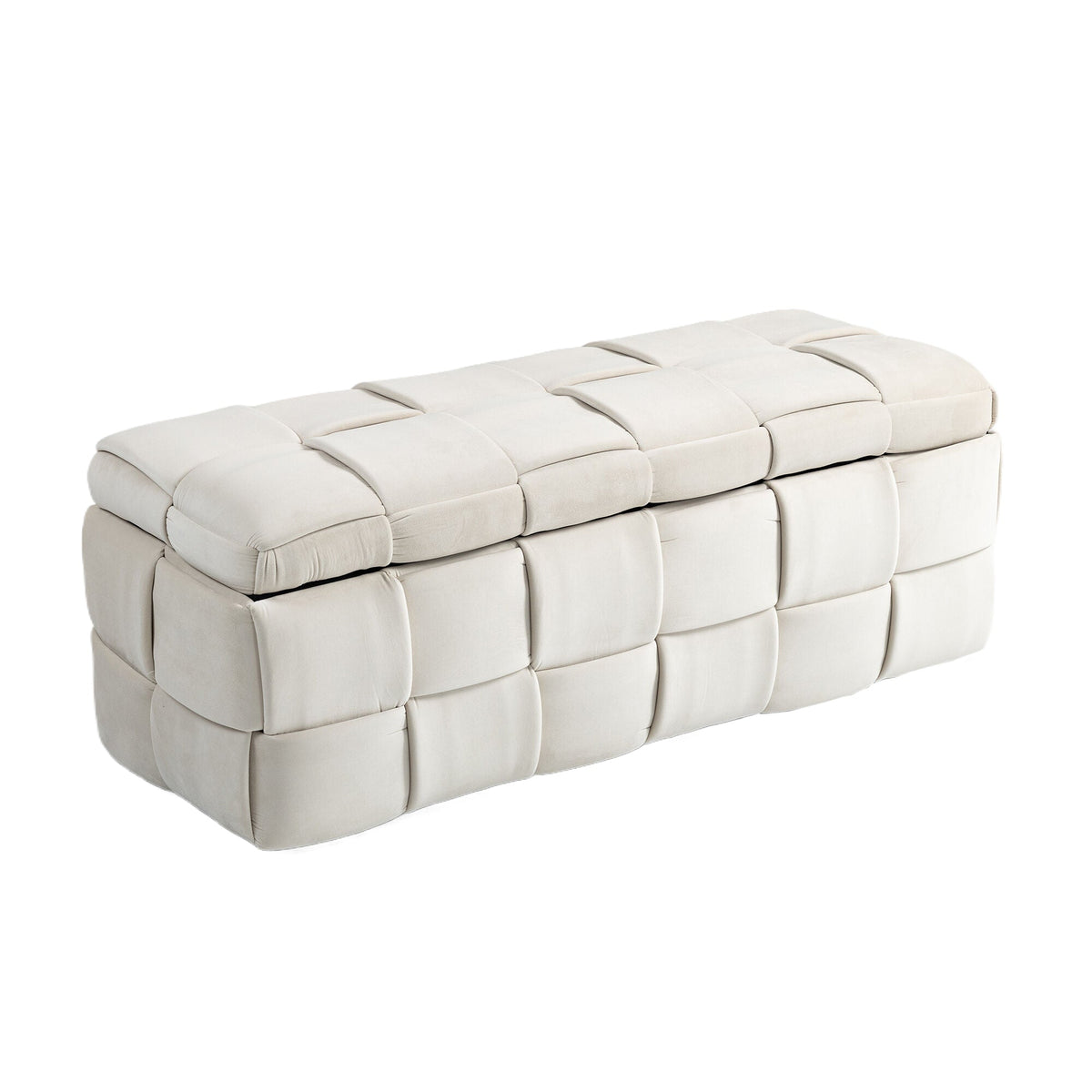 Storage Ottoman Bench: Hidden Bedding Storage and Seating