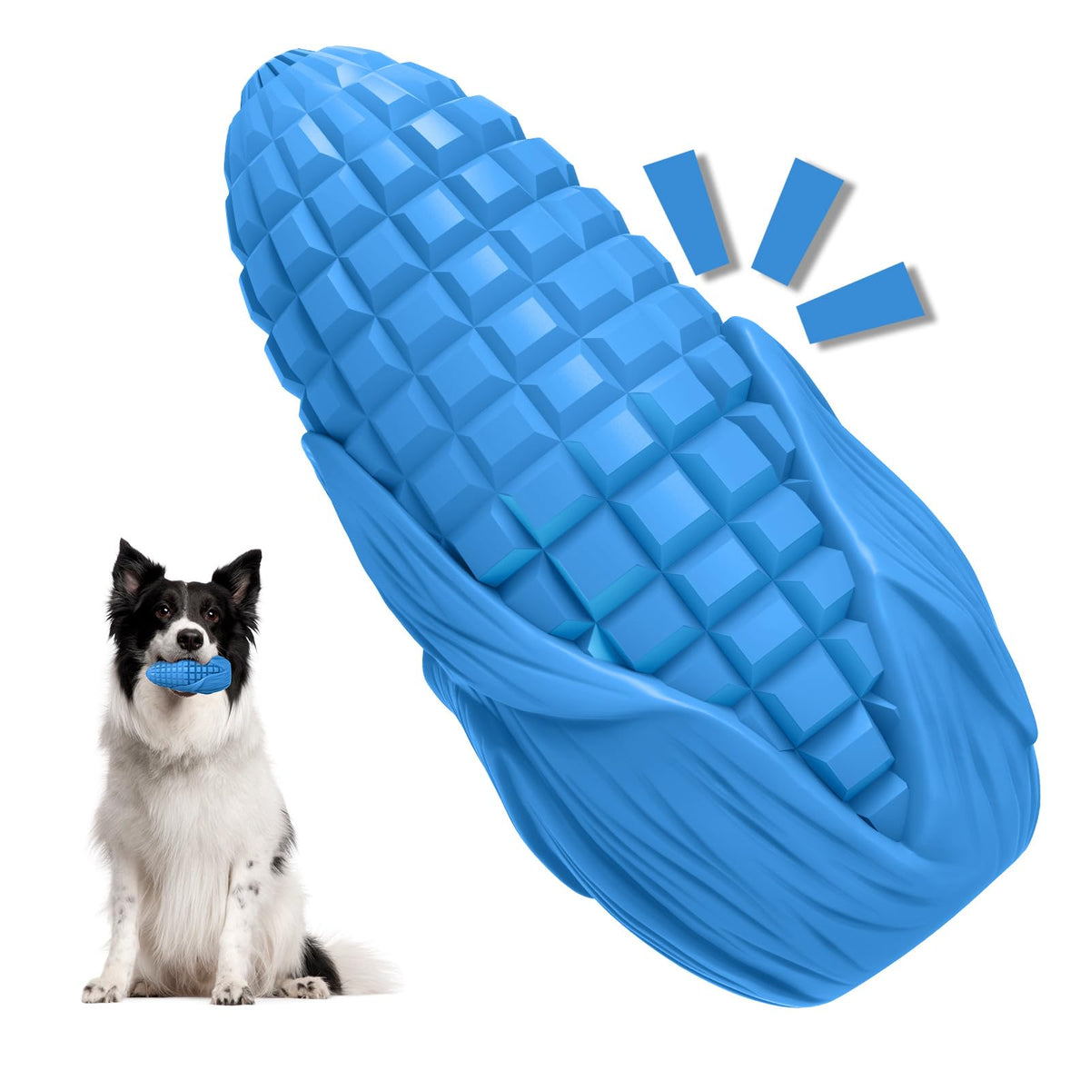 Dog Dental Chew Toy With Treat-Filled Interactive Fun