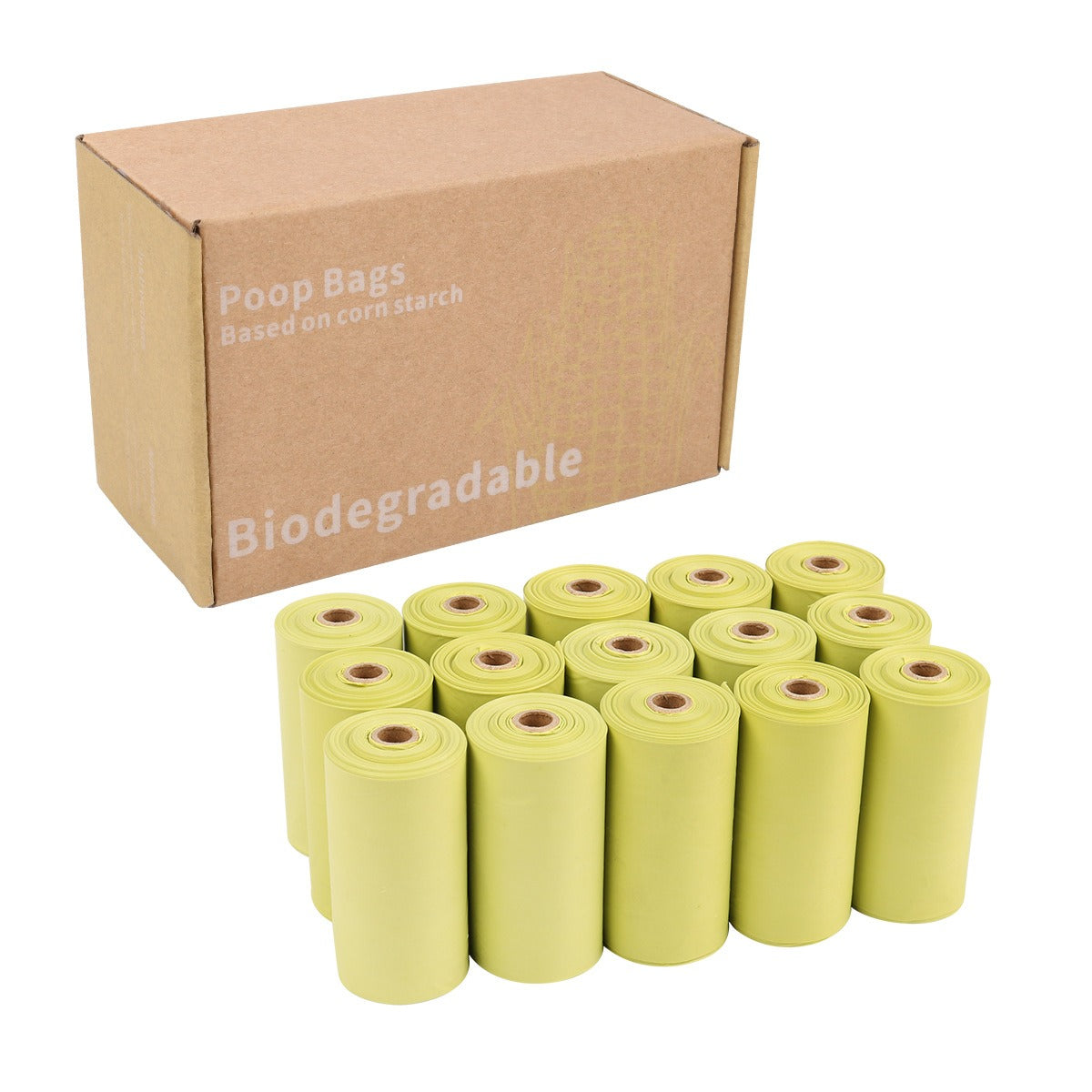 Corn Starch Biodegradable Dog Waste Bags for Easy Walks