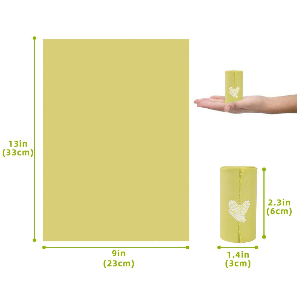 Corn Starch Biodegradable Dog Waste Bags for Easy Walks