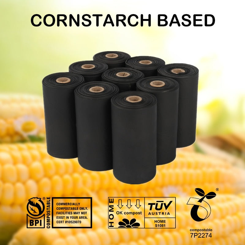 Biodegradable Dog Waste Bags With Portable Dispenser